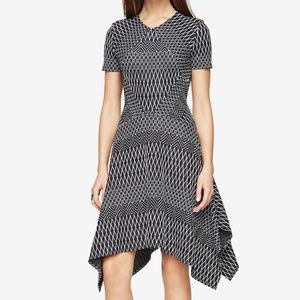 BCBGMAXAZRIA Arsley Deco-Knit Dress